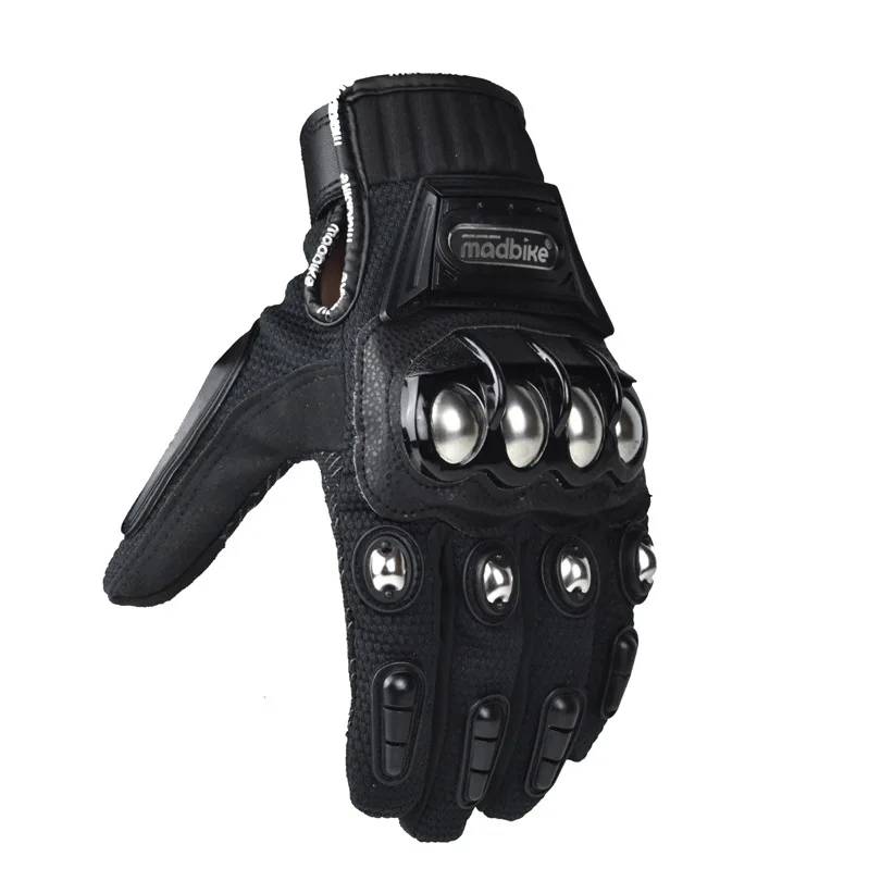 

Guantes Moto Motorbike Gloves Full Finger Motorcycle Gloves Motocross Riding Gloves Stainless Steel Shell Protector MAD10C