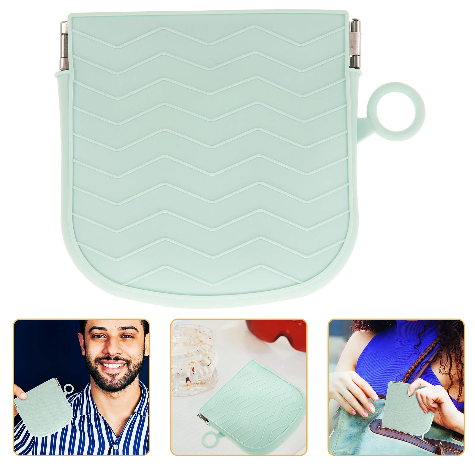 

Портативный чехол для зубных протезов, силиконовый фиксатор, держатель для поддельных зубов, каппа, коробка для хранения, дорожный контейнер для протезов, милый чехол