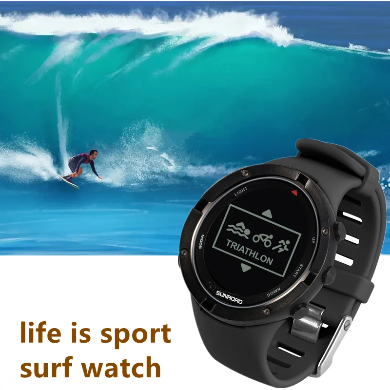 

Cheap GPS Sport Smart Watches Surf Watch With Altimeter Compass Barometer Waterproof 50m Fiess Tracker Cycling Swimming