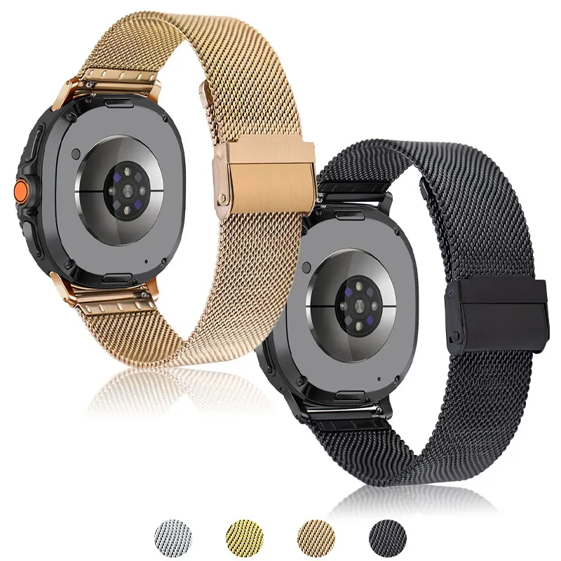 Stainless Steel Mesh Strap For Samsung Galaxy 8 40/44mm 8 Classic 46mm Metal Bracelet For Galaxy Watch Ultra 2025 47mm Watchband