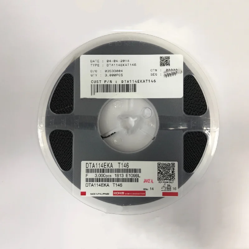 20 peças dtc114ekat146 dta114ekat146 dot23 original novo chip de transistor