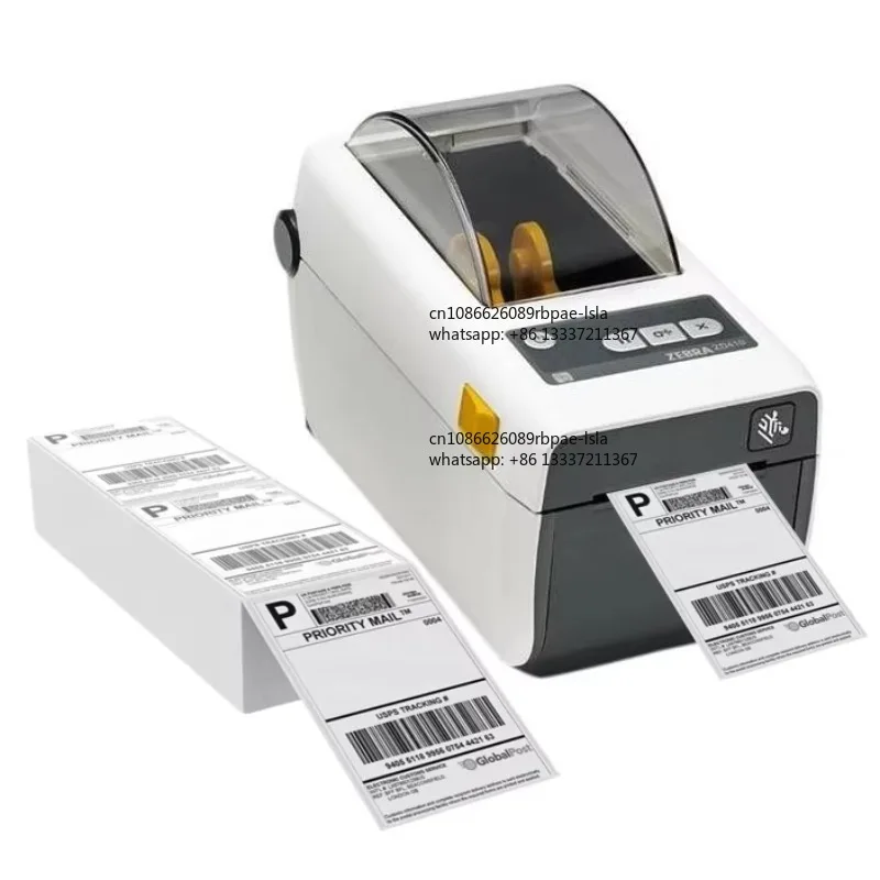 Original  ZD410 2in Printer 203dpi USB for Hospita Logistics Printable Direct Thermal Label Sticker Barcode ID Wristband