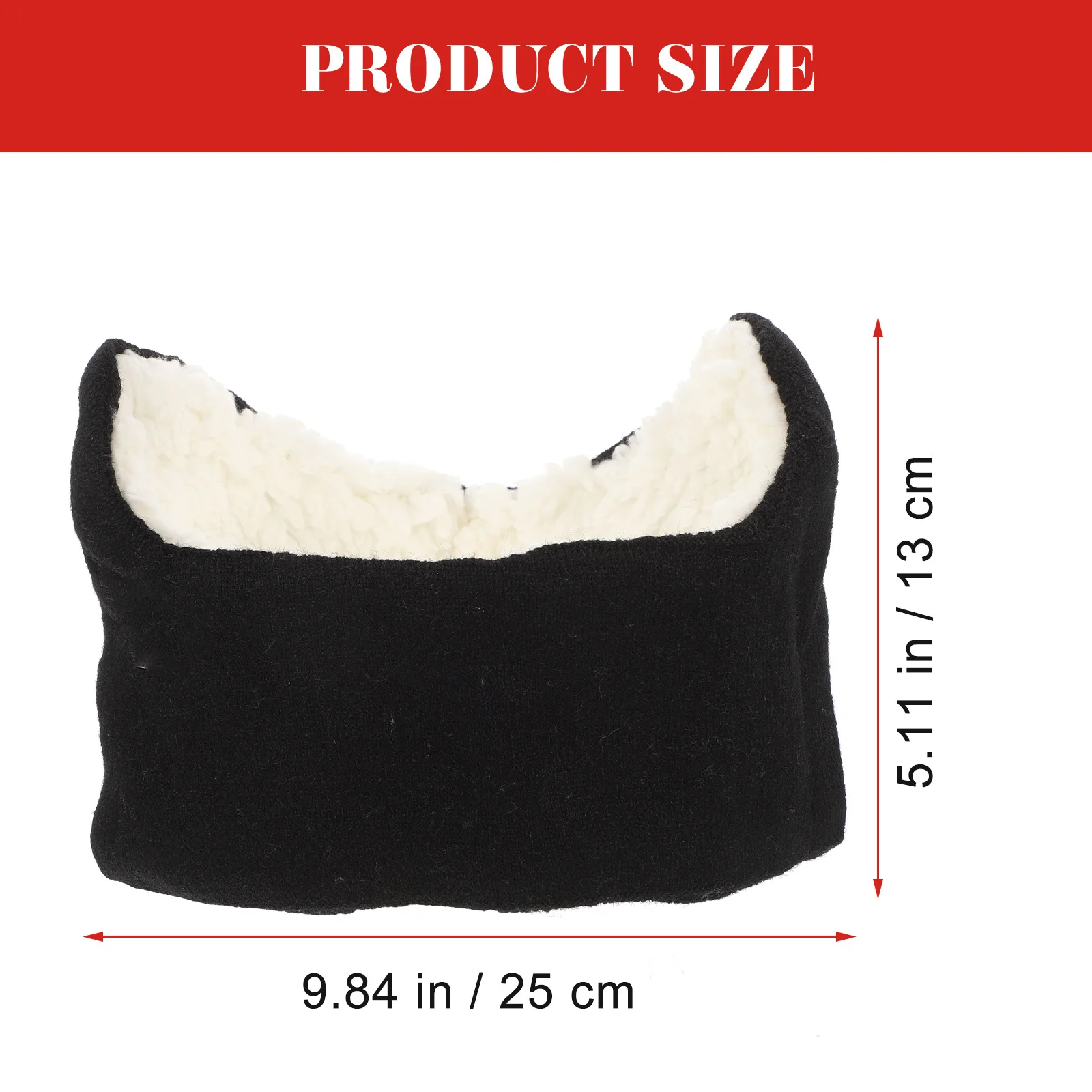 1 زوج الحد من الضوضاء غطاء للأذنين للنوم عقال الأذن إفشل العزل شتاء دافئ تدفئة الأذن للنساء الرجال #2