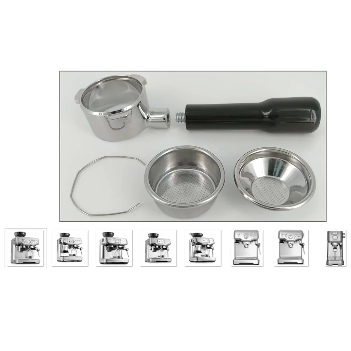 فلتر بورتافلتر بدون قاع مقاس 54 مم مع سلتين لمرشح بريفيل 8 Series/Solis Type 1170 وBES870 / BES880