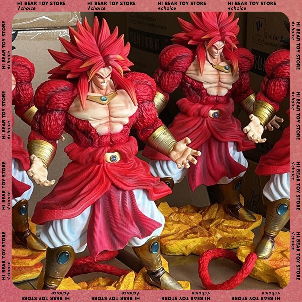

Фигурка аниме-персонажа Брили из Dragon Ball, 30 см, Супер Сайян 4, коллекционная модель, статуэтка, украшение для стола, подарок на день рождения, игрушка