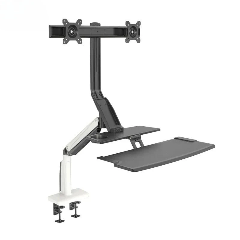 for V-Mount and Bracket with USB Interface Workstation Monitor Arm Dual Monitor Bracket