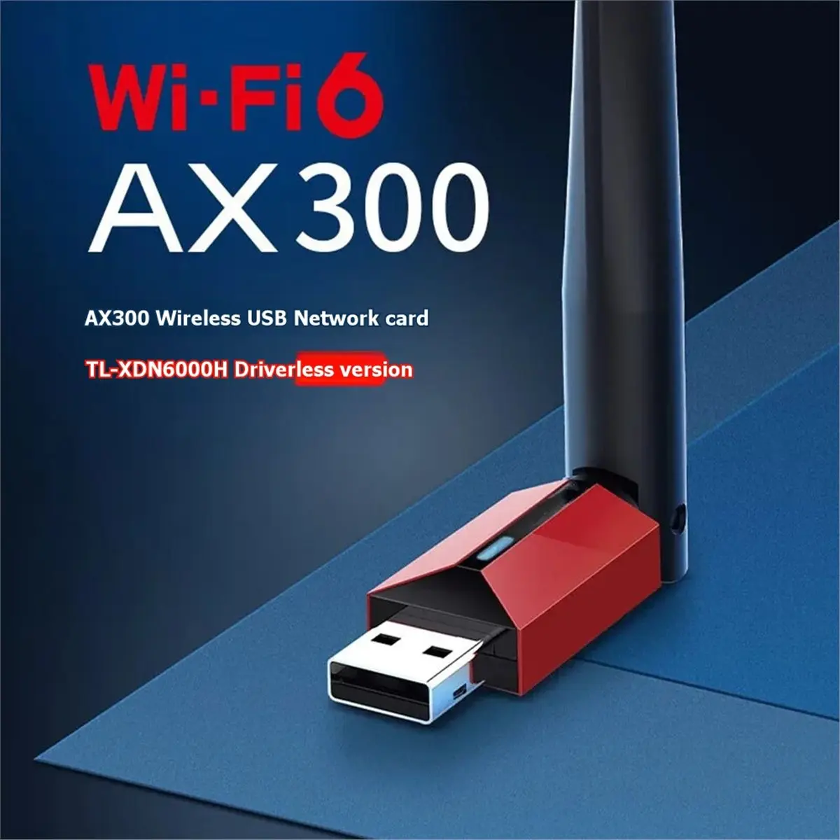 TL-XDN6000H Driverless AX300 Single-Band WiFi 10/100Mbps Desktop PC USB 2.0 Interface Network Card