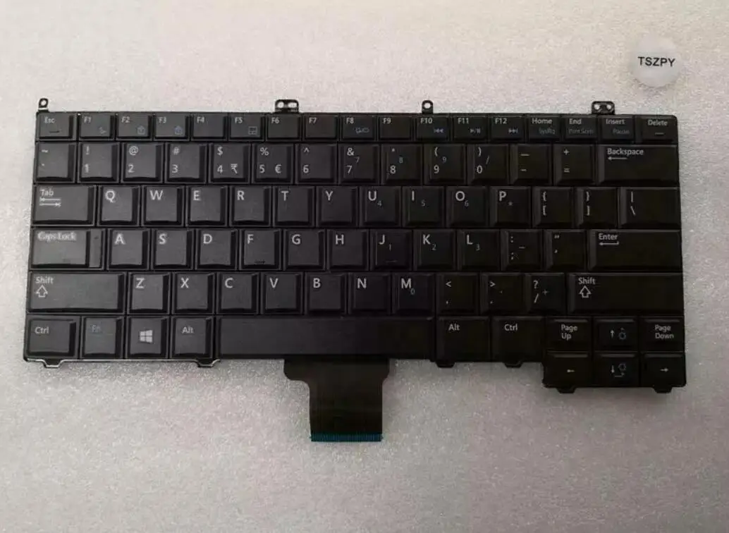 Teclado no retroiluminado para Dell Latitude 12, 7000, E7240, E7440, sin trackpoint