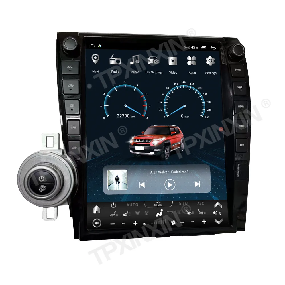 13Inch Car Radio For Toyota Tundra 2007-2013 Android Screen Auto Carplay GPS Navi Tape Recorder Stereo Multimeida Player Digital