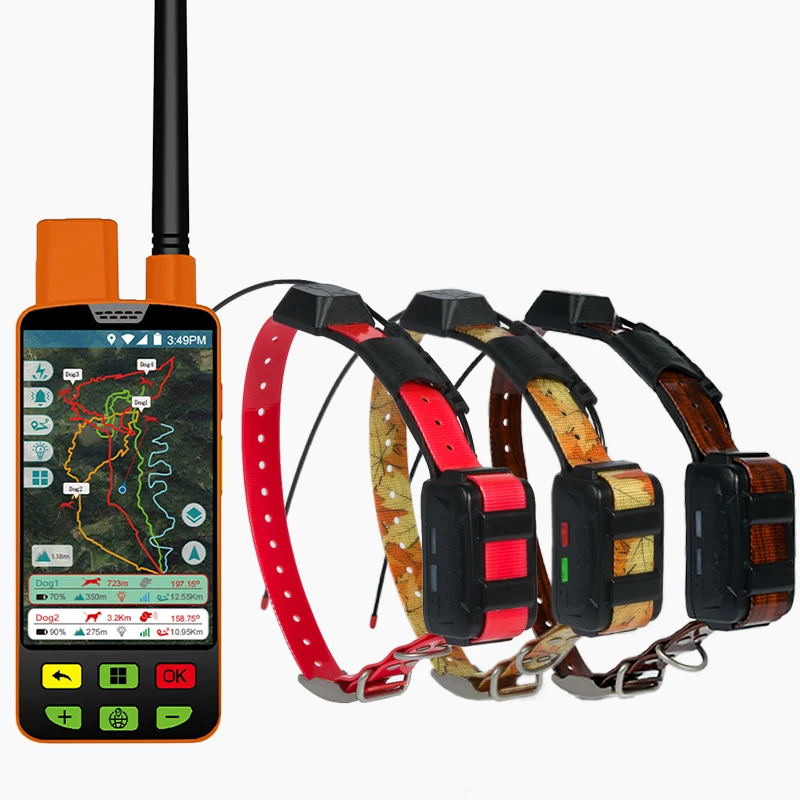 

Pet training and behavior products, hunting dog buzzer with handheld and 3 training collars