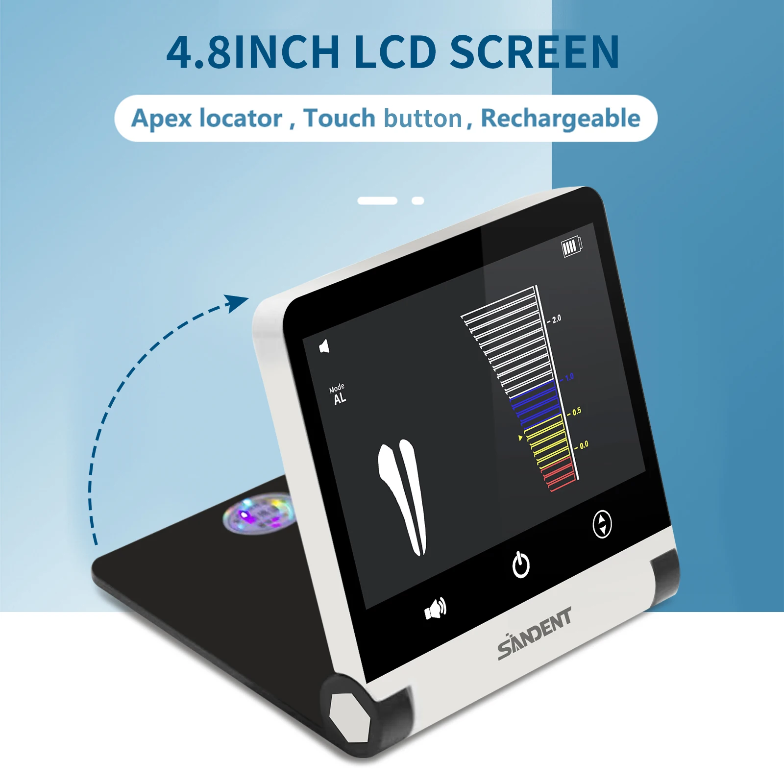 

Dental Endodontic LCD Root Canal Apex Locator Finder DTE DPEX Woodpecker Type Measurement Device