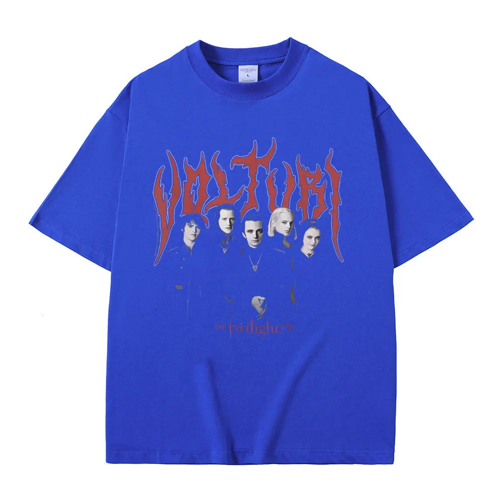 فيلم الشفق ساغا المعادن الثقيلة الجرافيك تي شيرت مصاص دماء روبرت باتينسون إدوارد تي شيرت الرجال النساء القوطية القطن خمر تي شيرت #4