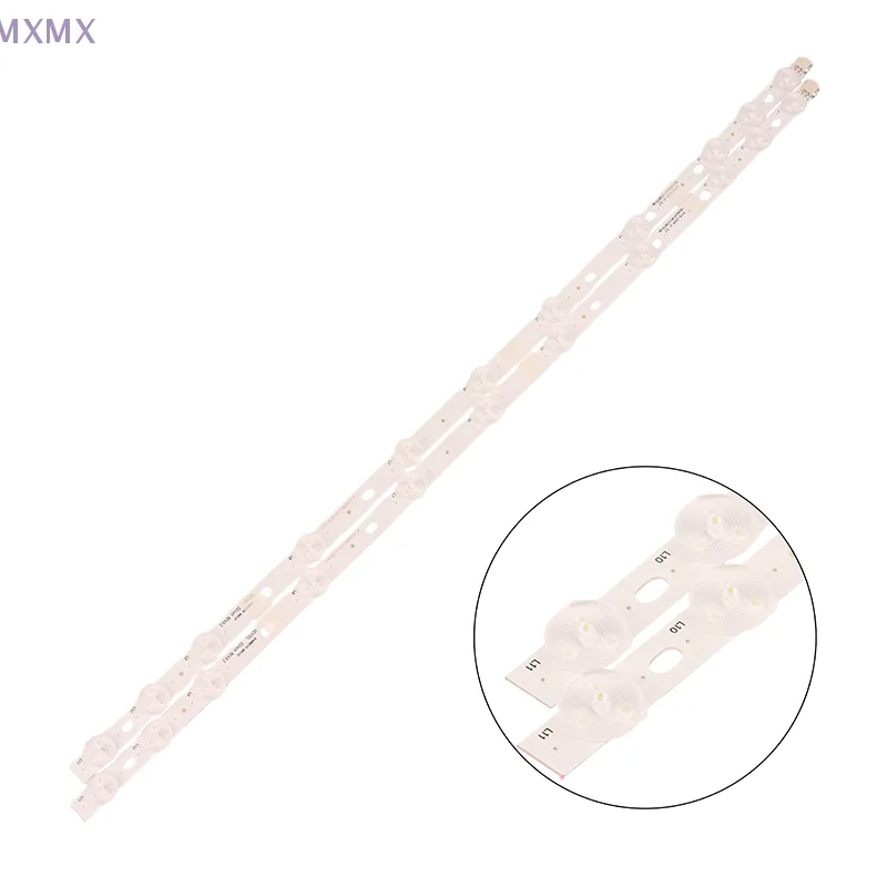 

2Pcs 11LEDs 575MM LED Backlight Strip Compatible For 32inch 32L3863DG 32W3433DG 17DLB32NER1 TX-32E302B LT-32C670
