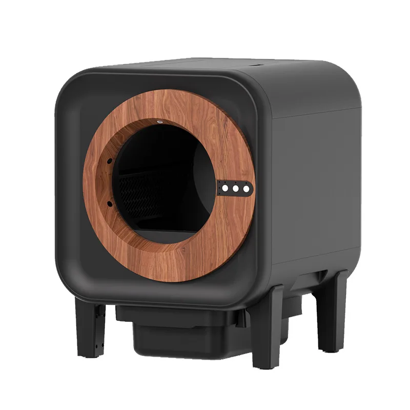 70L Large Capacity  Smart Video Automatic  Effortless Cleaning Plastic Cat Toilet With Fresh Air System