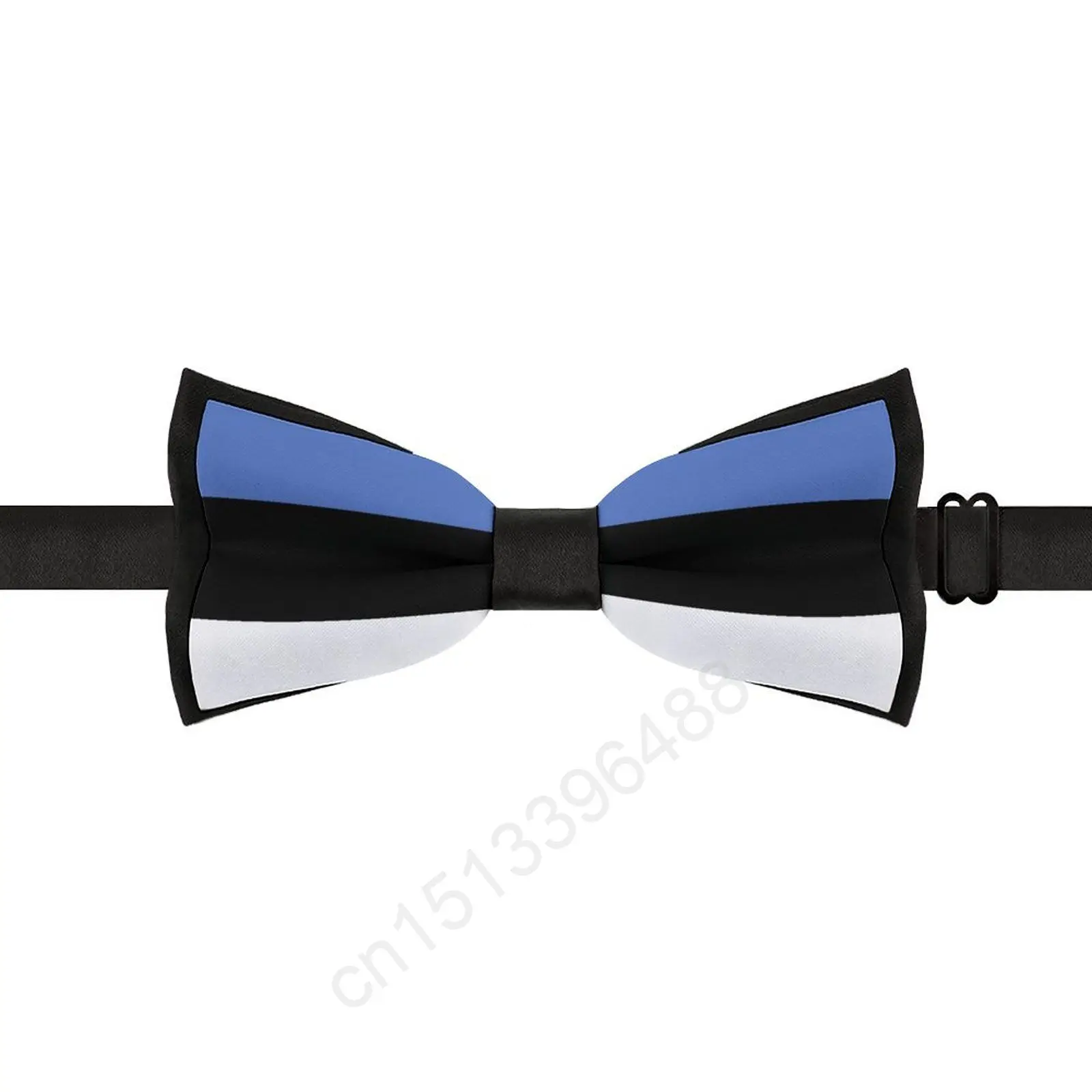 

2025 полиэстер с флагом Эстонии для мужчин, модный повседневный мужской галстук-бабочка, галстук для свадебной вечеринки, костюмы, галстук