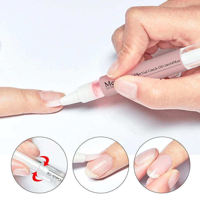 Nagelvoeding Olie- en nagelriemolie Pen Nagelverzorging Fruitsmaak Nagelriem Revitalizer Behandeling Manicure Verzachten de huidbescherming