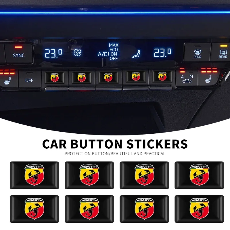 10Pcs Car Logo Stee…