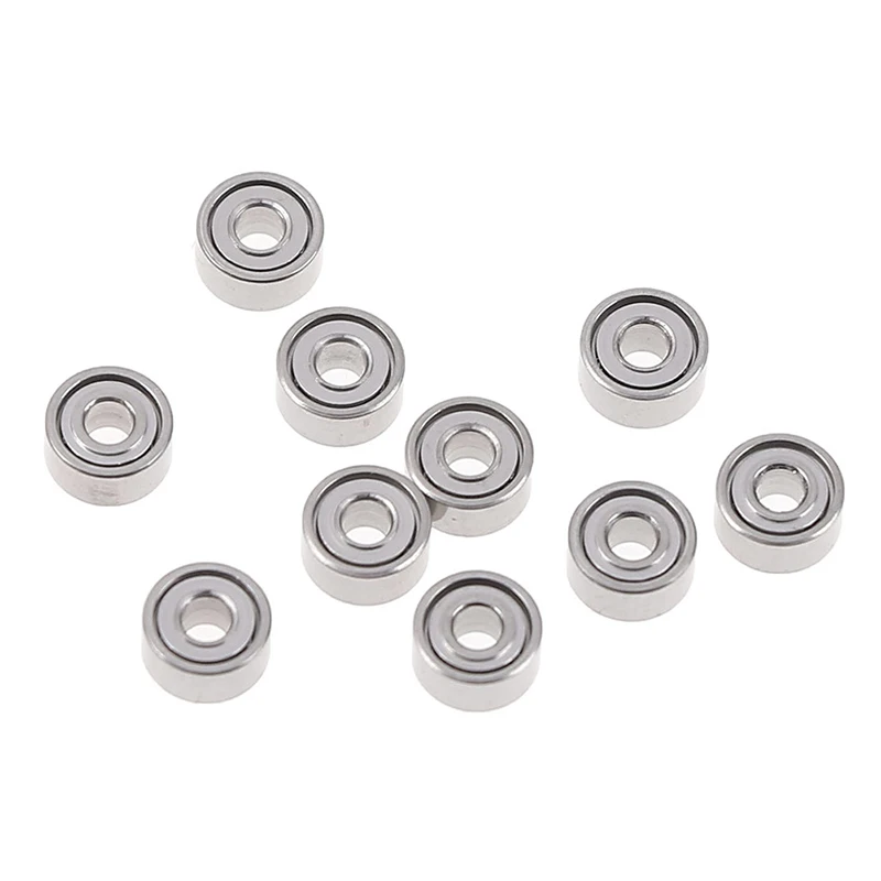 10Pcs 681XZZ 1.5x4x2mm open miniature bearings ball mini hand bearing spinner