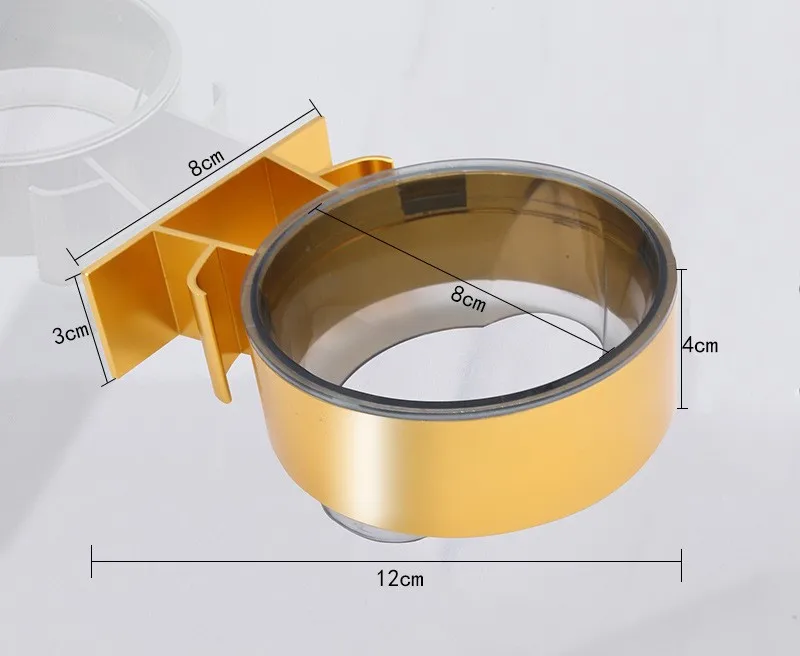 Föhn Rack Perforatie-Gratis Ruimte Aluminium Muur Opknoping Rack Badkamer Föhn Opbergrek Beugel