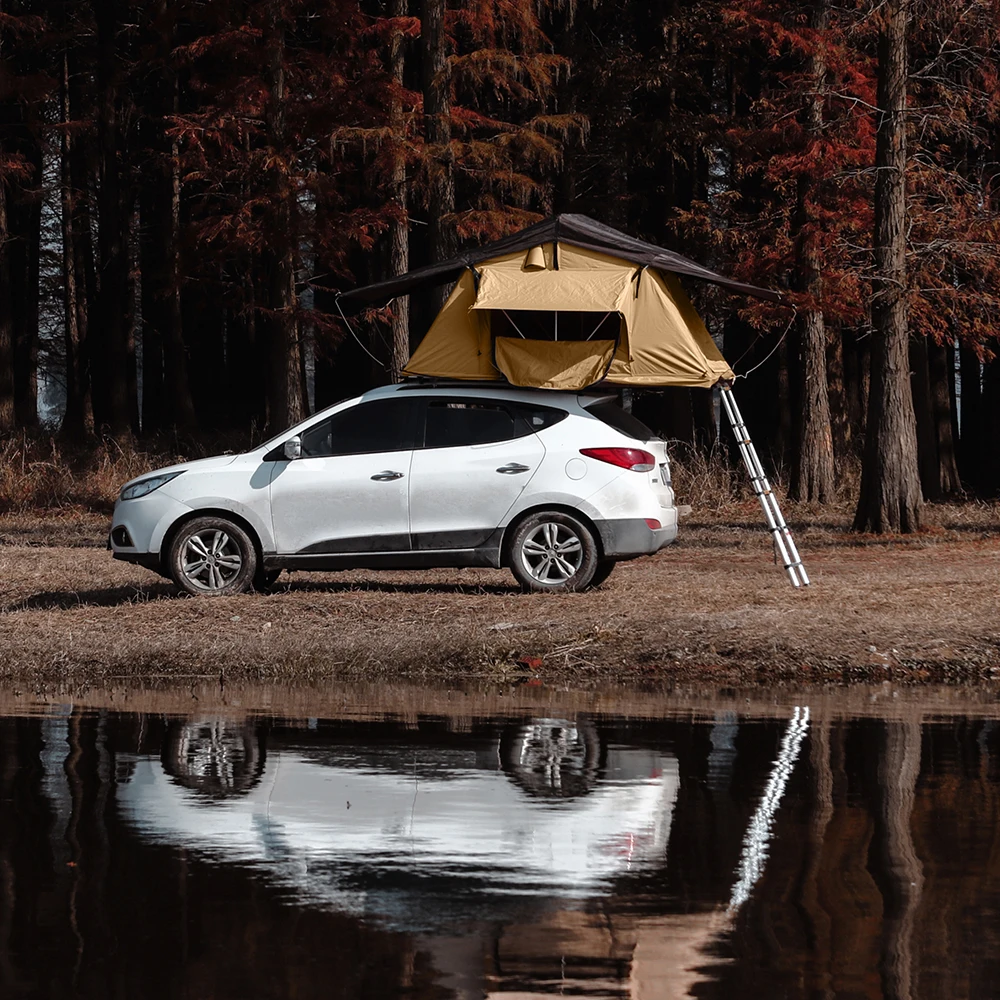

Soft-shell Roof Top Tent For SUVs And Pickup Trucks Summer Four-Season Waterproof Quick Setup For Outdoor Camping