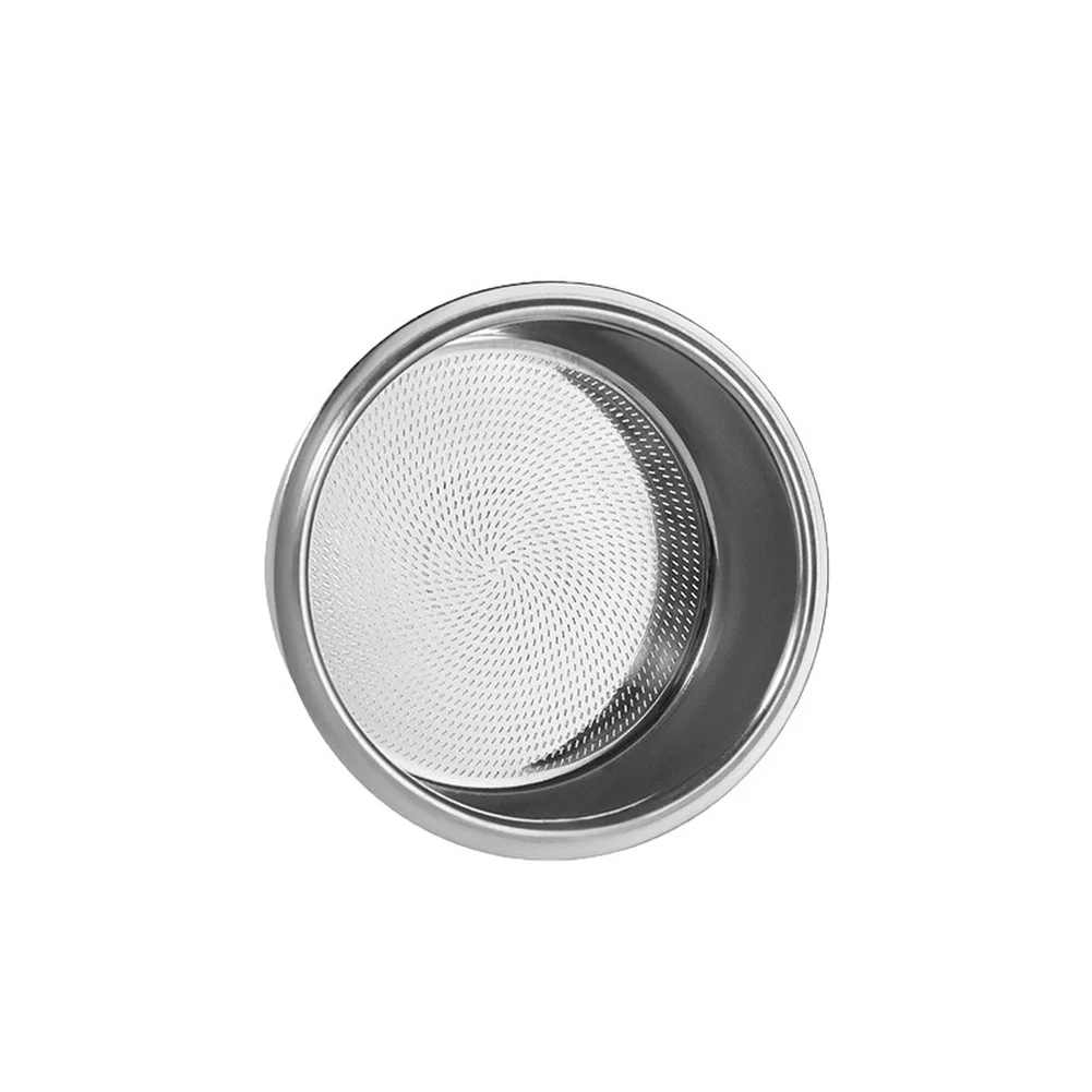 For Morning Coffee Routine 51mm Double Shot Filter Basket Precision Coffee Extraction Uniform Coffee Extraction