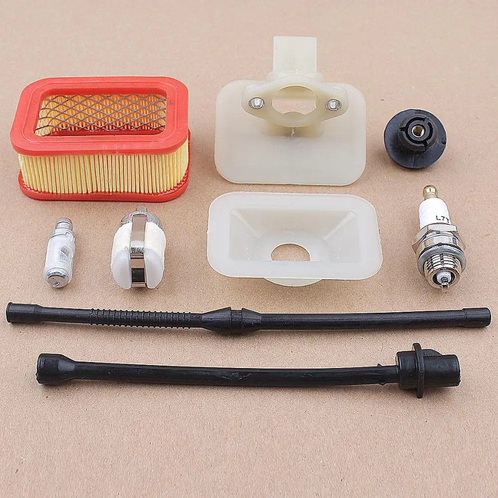 Imagem -06 - Papel Combustível Filtro Linha Tubulação Kit Gasolina Motosserra Peças de Reposição 5200 5800 52 58cc
