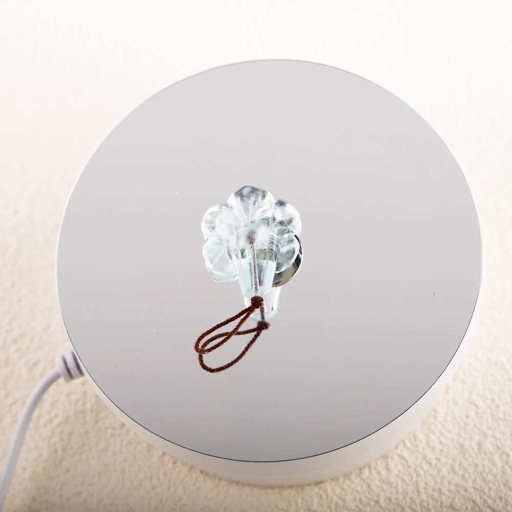 Hot Sale Trendy Blue Quartz Carved Flower Peadant Fashion Jewelry Accessory For Women 30x23x3mm 4.9g