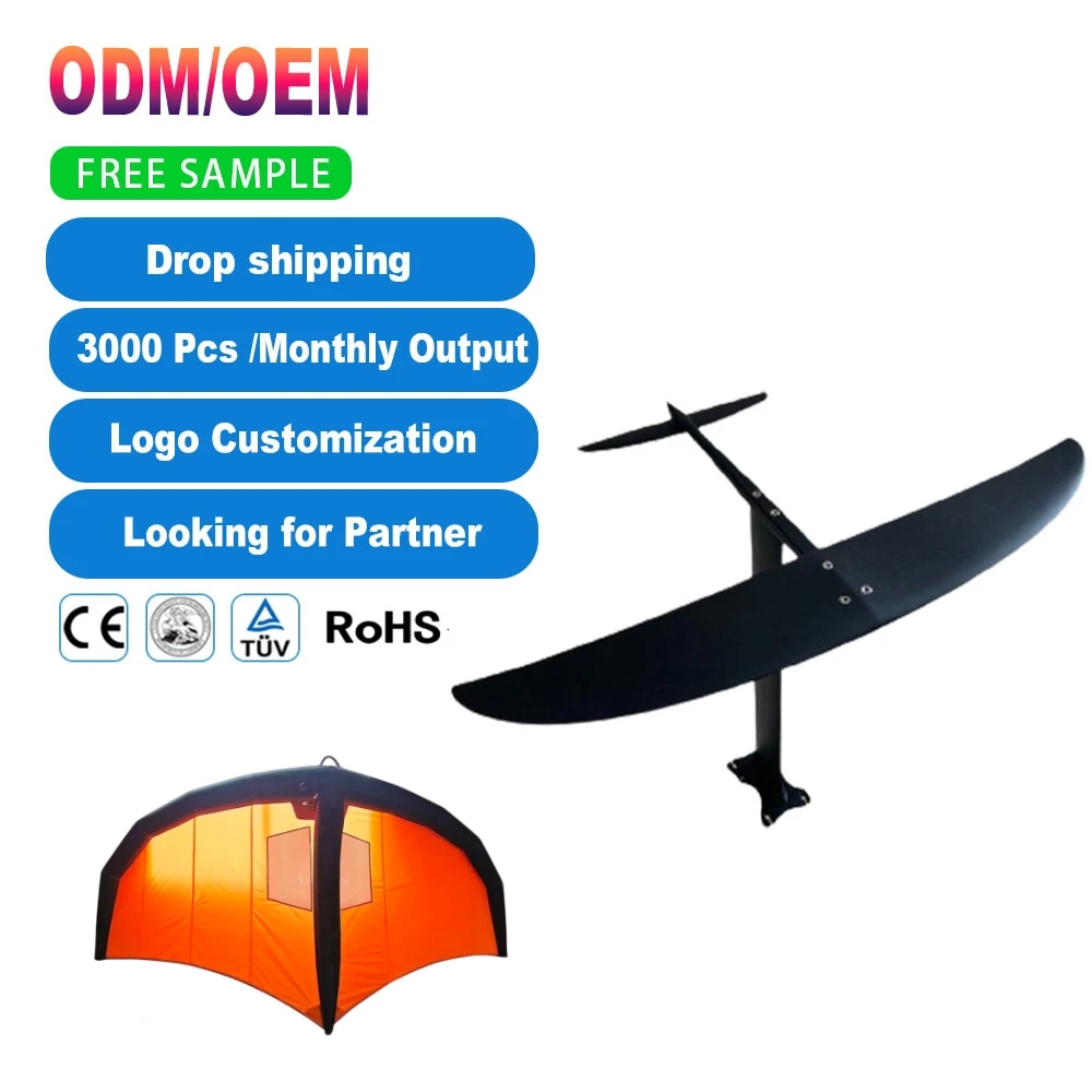 

Unisex Customized Logo Hydrofoil Surfboard Carbon Fiber Electric Wing Foil Board with Bag for SUP Application