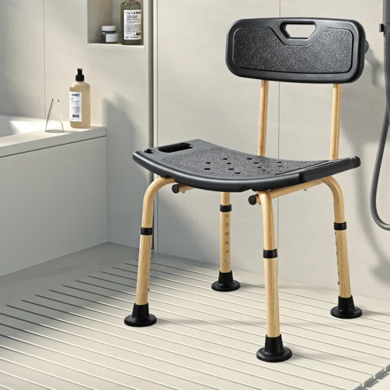 Bathing Stool for Special Needs - Elderly Pregnant Women Seating Non Slip Shower Room Chair for Added Safety