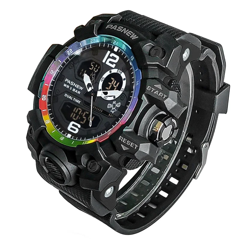 Waterproof Digital Wristwatches Men Casual Original Multifunction Electronic Hand Clock Boy Fashion Large Sport Watches Male