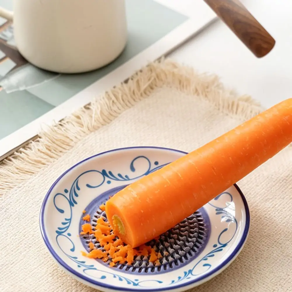 Ceramic Ginger Grater Garlic Crusher Manual Kitchen Tool Masher Bowl For Spice Paste Vegetable Herb Grinding Plate Nordic Style