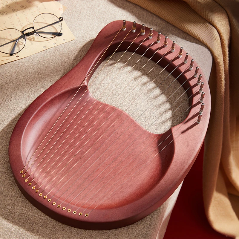 

16-струнная арфа Leya, профессиональный уровень исполнения, легко учиться, портативный музыкальный инструмент для фортепиано