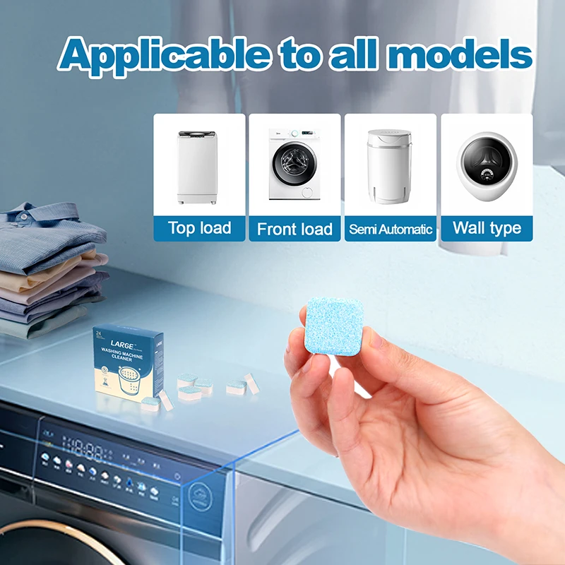 Washing Machine Cleaning Effervescent Tablets Washing Machine Deep Cleaning Decontamination Detergent Laundry Tablets