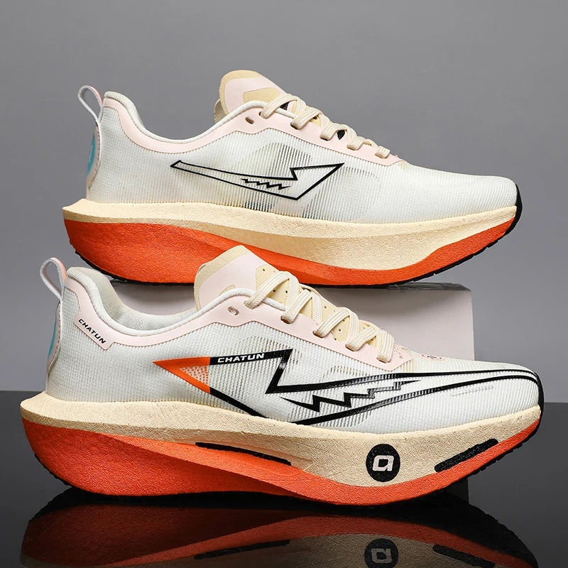 Marathon Men Running Shoes Carbon Board Speciality Sports Breathable Lightweight Women's Comfortable Athletic Sneakers - view 6