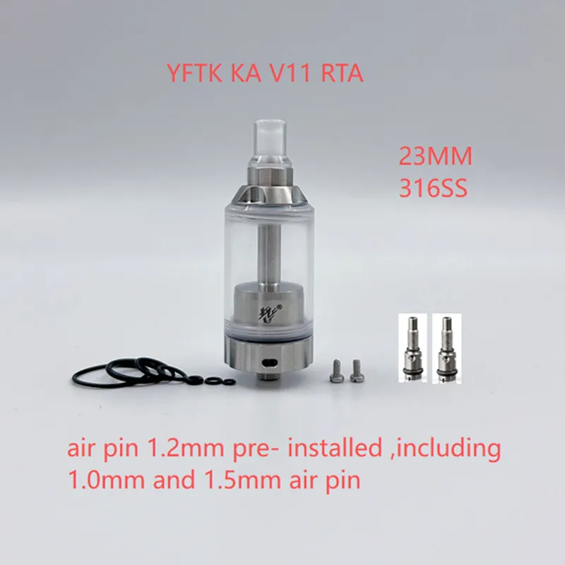 YFTK KA V11 MTL RTA 23 5 316SS PCTG atomizer tank for coils & atomizers - related product image