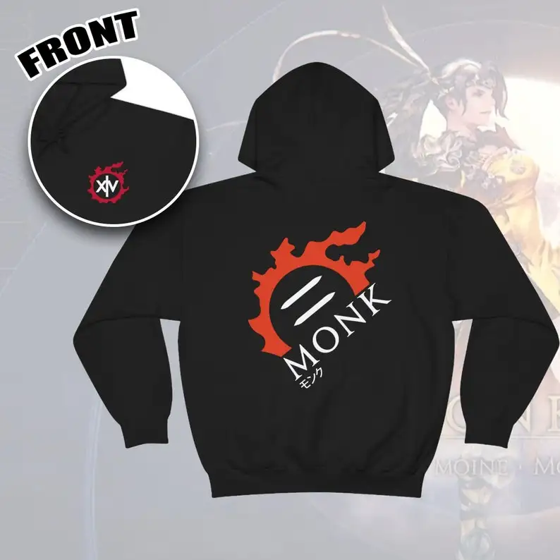 Monk - For Warriors of Light & Darkness FFXIV MMORPG hoodie unisex