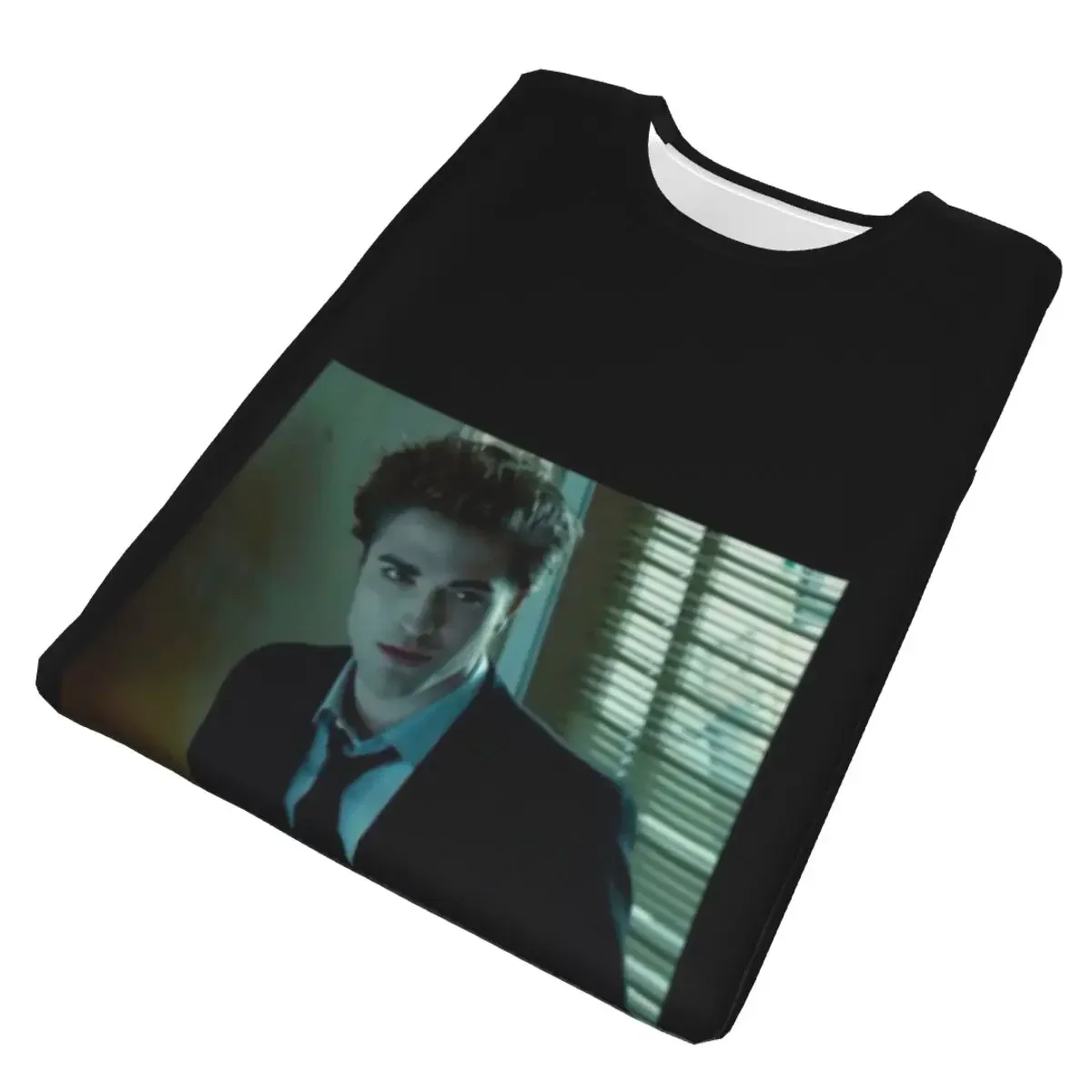 The Twilight Saga Edward Cullen polyester T-Shirt Men'sClassic T Shirts Men O-Neck Short Sleeve