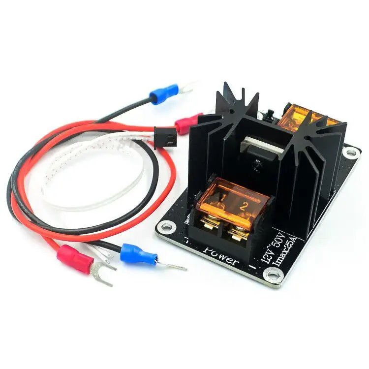 3D Printer Heated Bed Power Module /Hotbed MOSFET Expansion Module Inc 2pin Lead With Cable for Anet A8 A6 A2 Ramps 1.4