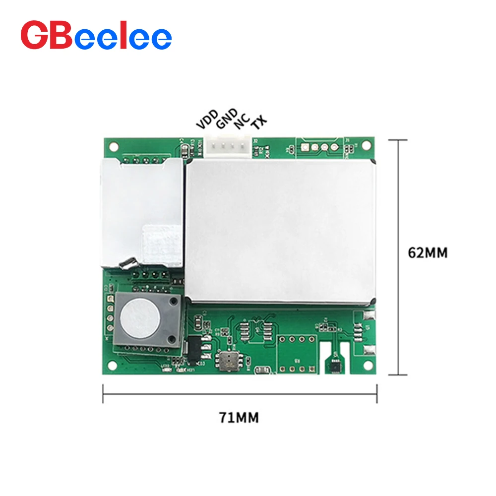 2PCS 7 In 1 Air Quality Environmental Sensor Module UART/485 Temperature Humidity/formaldehyde/CO2/HCHO/pm2.5/VOC Tvoc Module M7