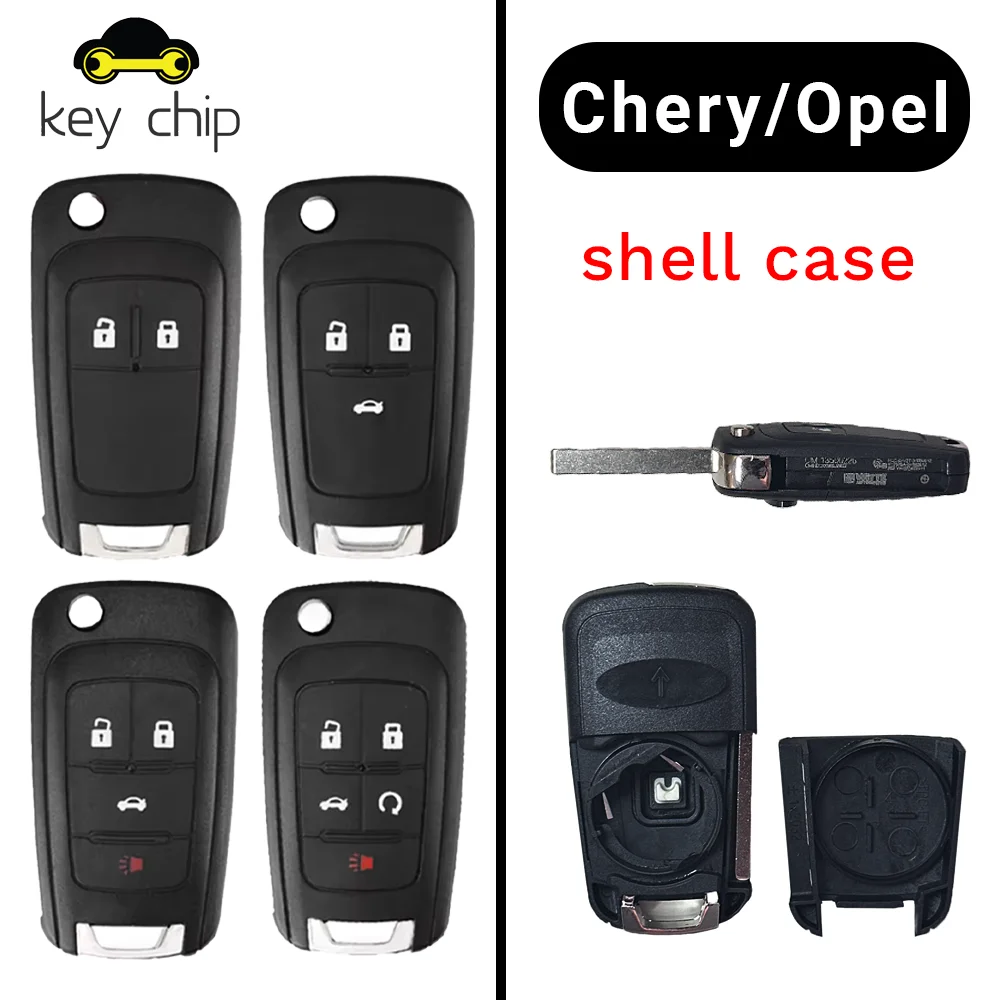 

KEYCHIP 2/3/4/5 кнопок для Chevrolet Lova Sail Aveo Cruze, сменный чехол для пульта дистанционного управления, чехол-брелок, откидной складной чехол для ключа, пустой чехол