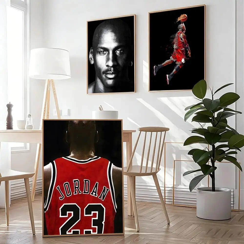 Michael Jordan Basketball Player Poster High Quality Wall Art for Home Bedroom Living Hallway Perfect Gift view 3