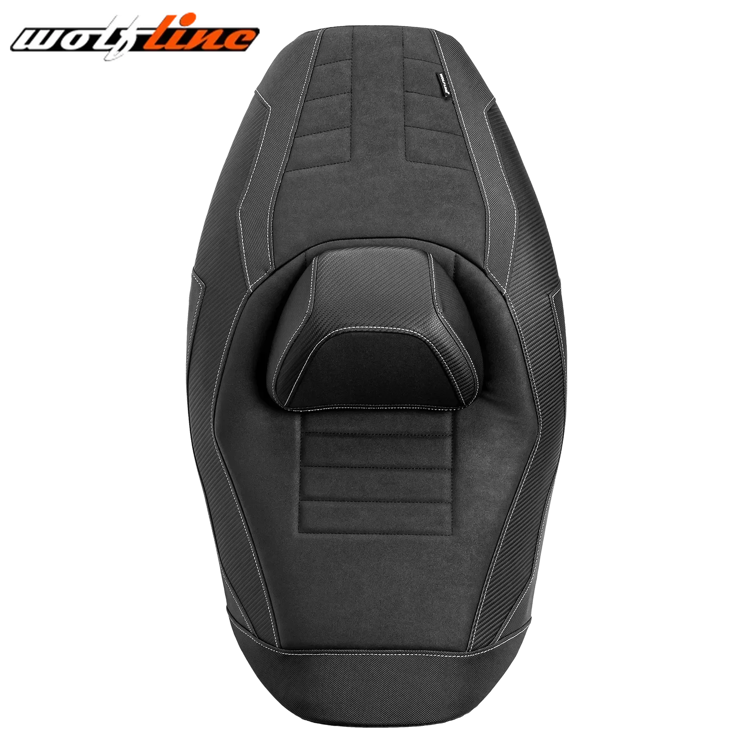 WOLFLINE Cuscino sedile monopezzo Sella due posti con riscaldatore per Yamaha T-MAX 560 2022-2024 2023