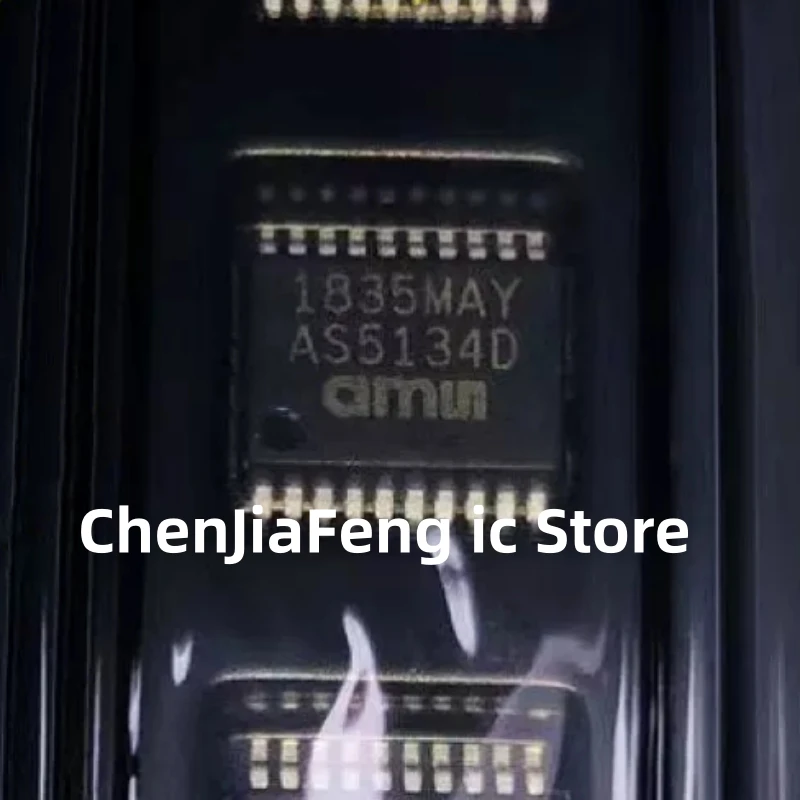 رقائق ومغناطيس جديد ، أصلي ، AS5134D ، SSOP20 ، 1 إلى 10 في اللوت