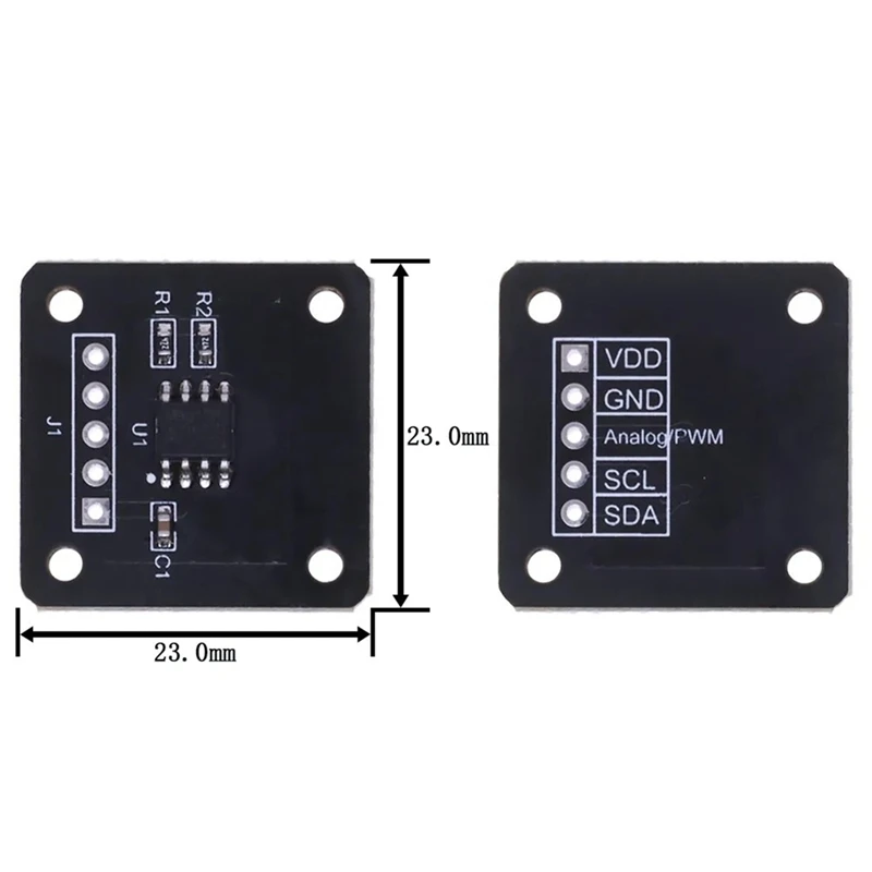 MT6701 Magnetic Encoder Module 14-Bit High Angle Measurement Sensor for Magnetic Induction 10 Pieces-ABFT view 5