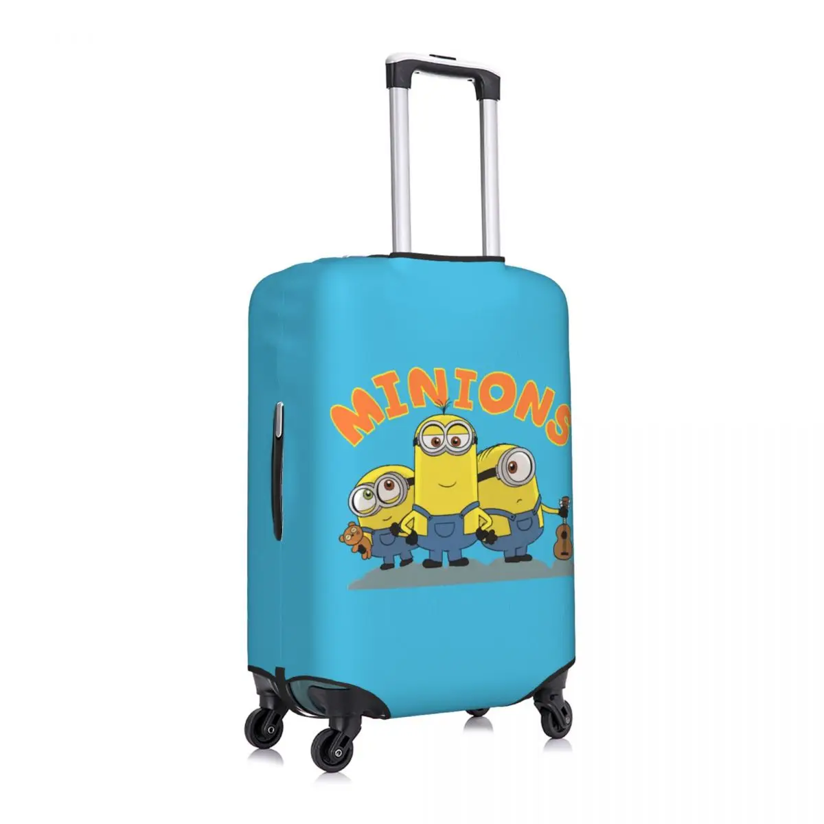 Funda de equipaje de Minions personalizada, cubiertas protectoras elásticas para maleta de viaje, se adapta a 18-32 pulgadas