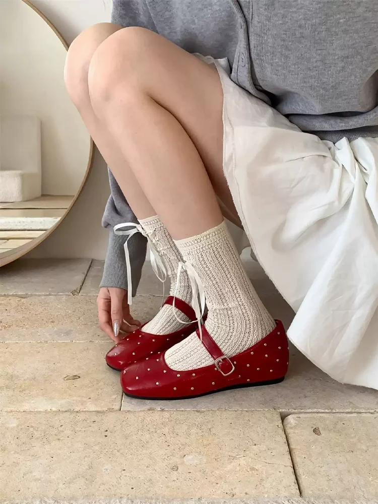 retro-star-nails-ballet-single-oes-women's-spring-2025-new-mary-janes-platform-oes-sweet-sle-daily-wear-ultrine-fiber