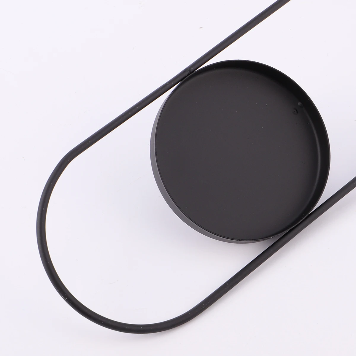 

Oval Matte Black Wall Mounted Holder Hanging Sconce Decorative Flower Arrangement Wall Candlestick Indoor