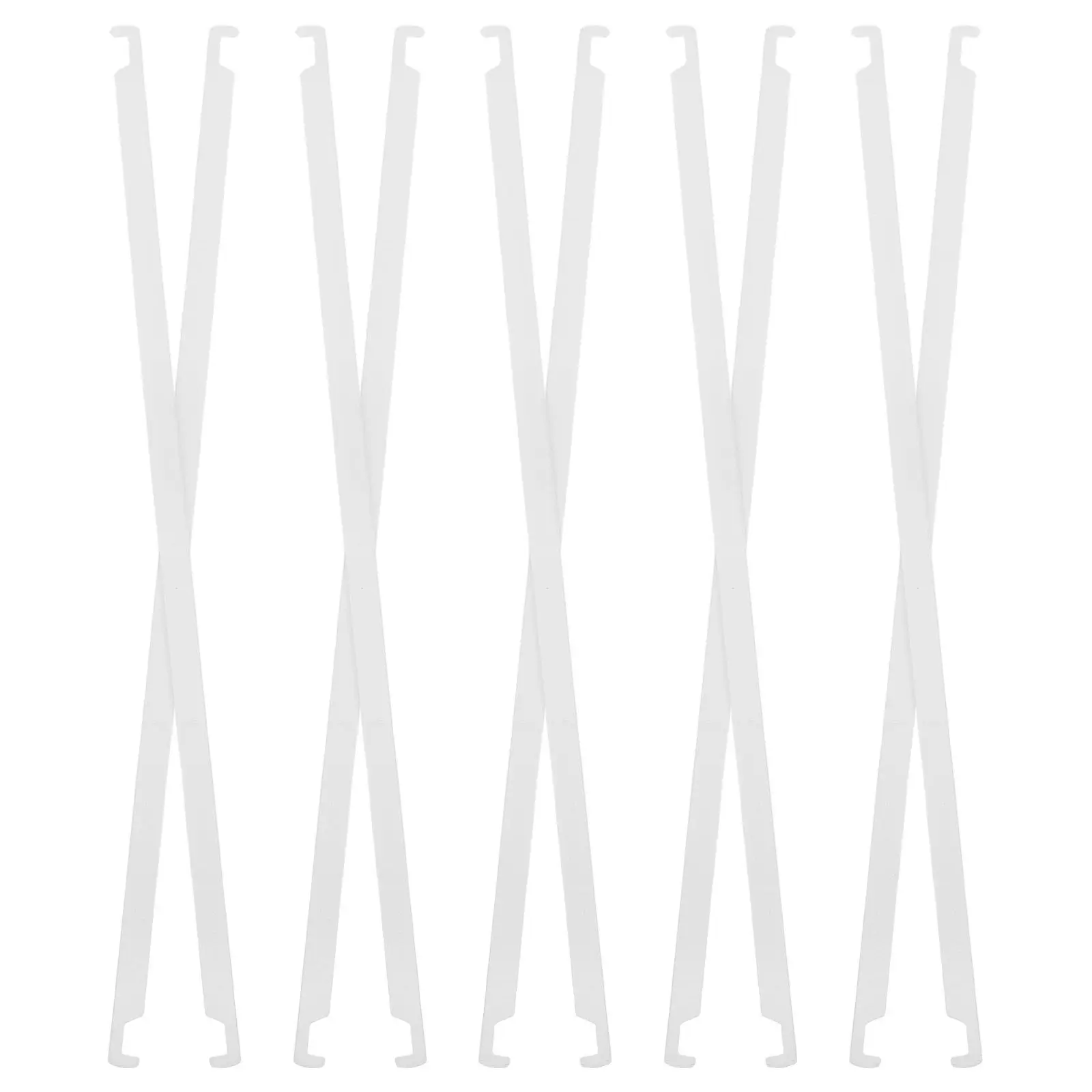 

10Pcs Hanging File Folder Bars Metal Organizer for File Cabinet Adjustable Heavy Duty Document Divider Rail Frame