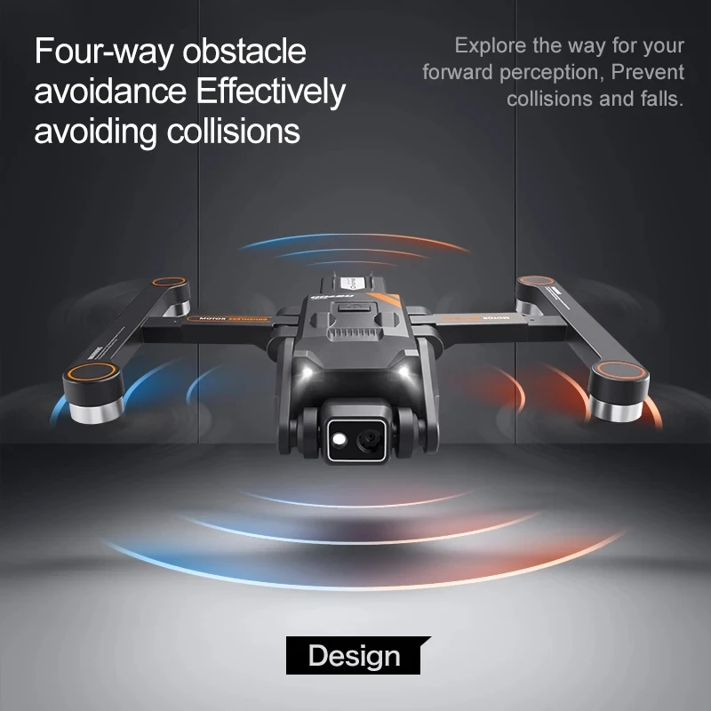 RG700 PRO GPS Drone 8K profesjonalny podwójny aparat HD 5G Wifi unikanie przeszkód bezszczotkowy silnik Quadcopter RC odległość 2KM drony