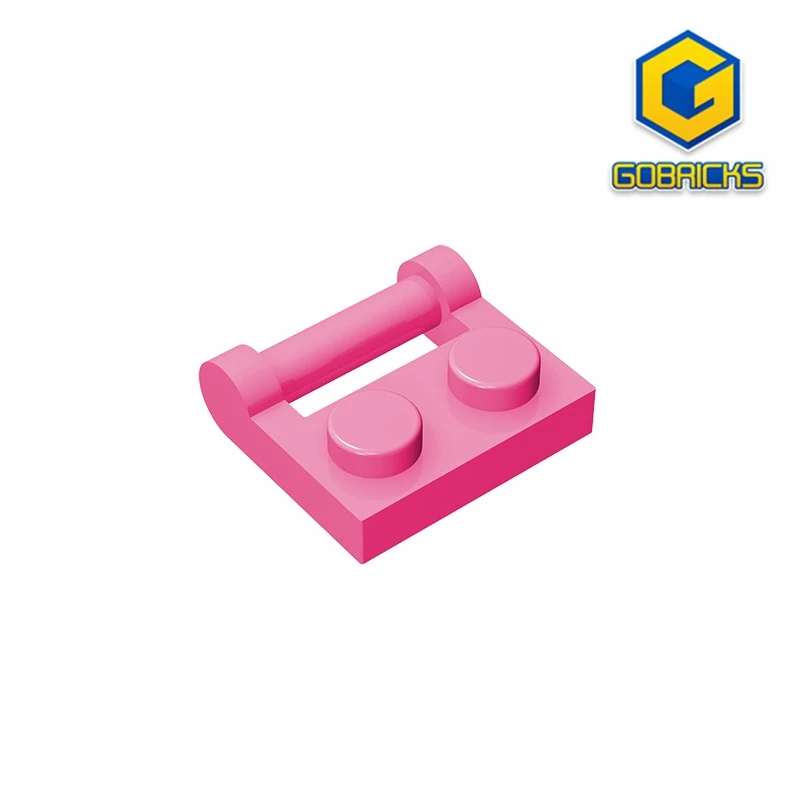 Gobricks GDS-645 PLATE 1X2 W. STICK 3.18 compatible with lego 48336 children's DIY Educational Building Blocks